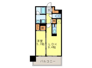 テングッド渡辺通の物件間取画像